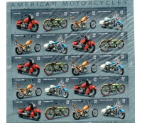 U.S.A. 2005 Folha com 20 selos mint - motocicletas