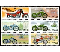 Rússia 1999 Sextilha mint - Motocicletas 30.325