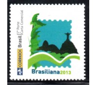 PB002 Selo Personalizado Brasiliana Logomarca antiga II 2013 Rio de Janeiro 30.380