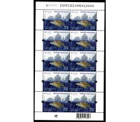 2021 Madeira Minifolha com 10 selos Tartaruga-comum - mint  Tema Europa 30.397