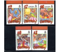 Guernsey série mint temas: Circo e Europa 31.010