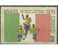 C682  - TRICAMPEÃO DE FUTEBOL NO MÉXICO - PELÉ 1970 - Novo 2605