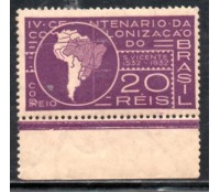 1932 4° Centenário da Fundação de São Vicente "Tinta do selo abaixo da picotagem 1.199