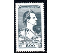 1963 C-494 Centenário da Morte do Ator João Caetano 31.565 Mint