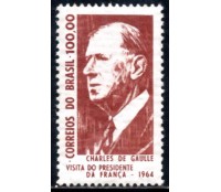 1964 C-518 Visita do General Charles de Gaulle 31.566 Mint