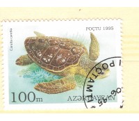 AZERBAIJÃO CARIMBADO SEM USO 1995 - 100M  2882