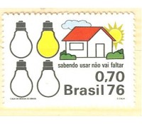 C921 MINT - RECURSOS ECONÕMICOS - ELETRICIDADE 1976