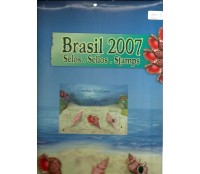 2007 - COLEÇÃO ANUAL DOS CORREIOS 2007 (2 REGULARES,2 BLOCOS,36 COMEMORATIVOS)  264 