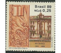 C1620 ANO DA BIBLIOTECA PÚBLICA 1989 MINT 3913