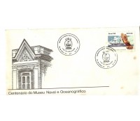 FDC318/84 - MUSEU OCEANOGRÁFICO - CONTÉM PONTOS DE FERRUGEM 6839