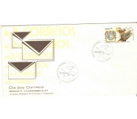 FDC - 10 ANOS DA ECT  -  DIA DOIS CORREIOS - BRASILIANA NÃO CATALOGADO, FC07045