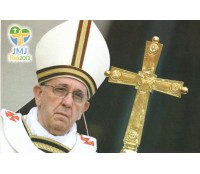 BRASIL -  PAPA FRANCISCO COM LOGO DA JMJ RIO 2013 - 7225