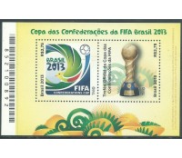 B173 COPA DAS CONFEDERAÇÕES DA FIFA BRASIL MINT 7844 